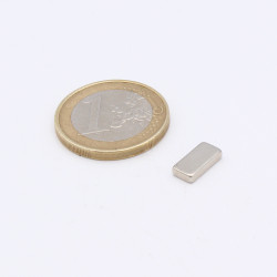 Aimant Néodyme Rectangle N35 10x5x2mm