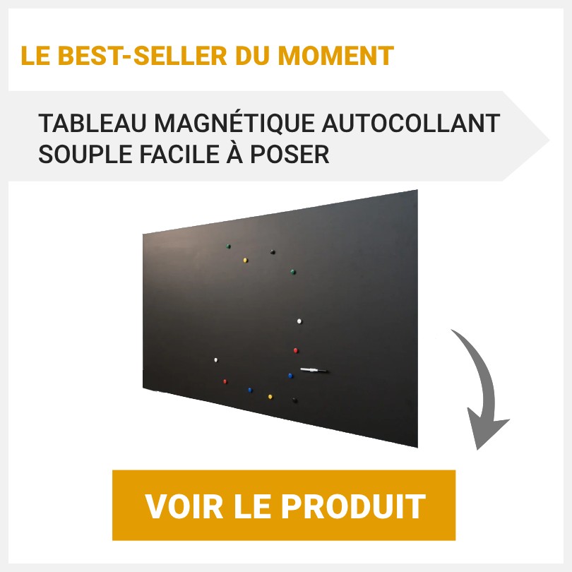 tableau magnétique souple et autocollant